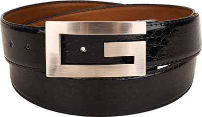 

Ukart Men Casual, Formal, Party Black Artificial Leather Belt