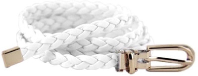 

BLINGG Women Casual White Artificial Leather Belt