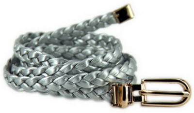 

BLINGG Women Casual Silver Artificial Leather Belt