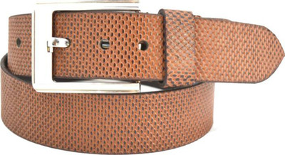 

styledose Men Casual, Party, Formal, Evening Gold Genuine Leather Belt, Gold brown