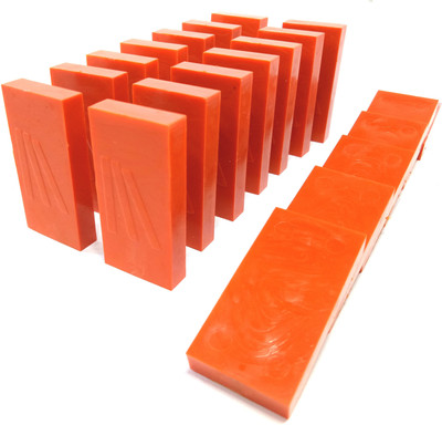 

Domino Rush Orange | Toppling Dominoes | 100 Pcs | Square Edge(Orange)