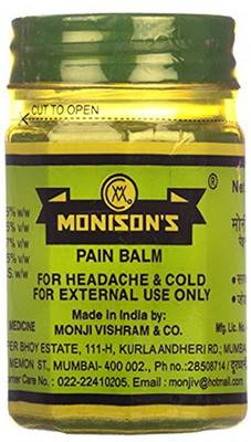 

Monison Monison's Pain Balm for Headache, Body Pain, Cold, Joint Pains, Muscle Pains 200gm Pack of 2 Balm(400 g)