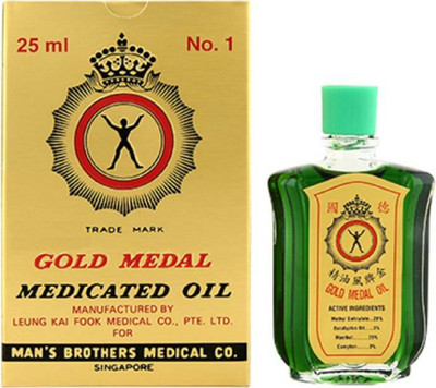 

Imported Gold Medal Medicated Oil 25ml MEDICATED Liquid(25 ml)