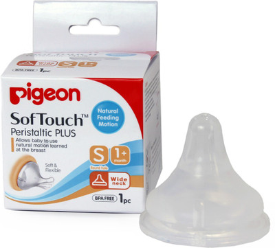 

Pigeon Softouch Peristaltic Plus Nipple 1Pcs S Slow Flow Nipple(Pack of 1 Nipple)