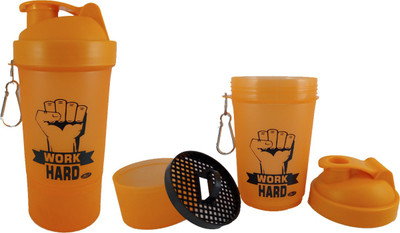 

Hyper Adam AN-24 Smart Shaker With Protein Compartment 600 ml Shaker(Pack of 1, Orange)