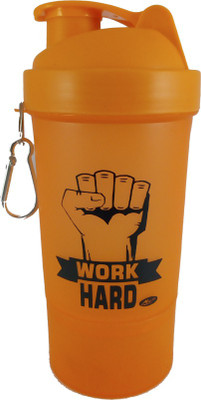 

Hyper Adam AN-24 Stylish Shaker With Protein Compartment 600 ml Shaker(Pack of 1, Orange)