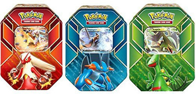 

Pokmon All Tins Ex Hoenn Power Trio Tins(Multicolor)