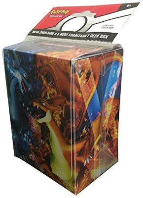 

Pokmon Mega Charizard X & Y Deck Box with Two Dividers for Pokemon Trading Cards ...(Multicolor)