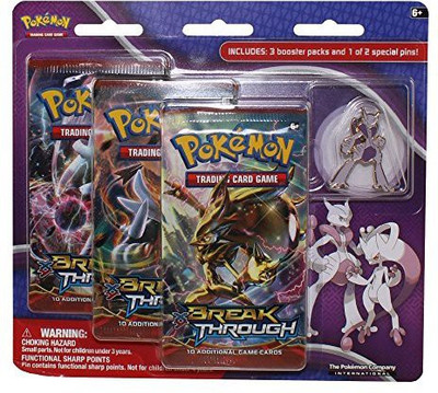 

Pokmon XY Breakthrough Collector's Pin Pack - Mega Mewtwo X(Multicolor)