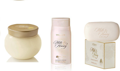 

Oriflame Sweden Milk,Honey gold combo(Set of 1)