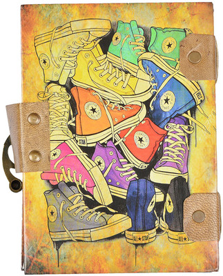 CRAFT CLUB Handmade recycled paper diary A4 Diary Unruled 144 Pages(Yellow)