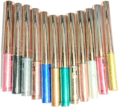 

Half N Half GLITTER EYE LINER, PACK OF 12 96 ml(MULTICOLOR)