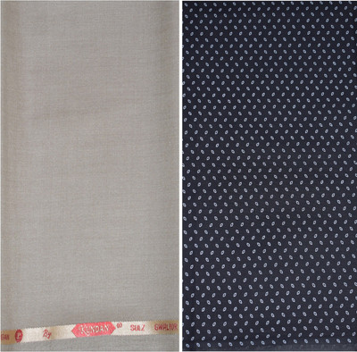 KUNDAN SULZ GWALIOR Polycotton Graphic Print Shirt & Trouser Fabric