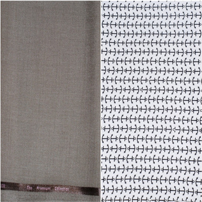 KUNDAN SULZ GWALIOR Polycotton Graphic Print Shirt & Trouser Fabric