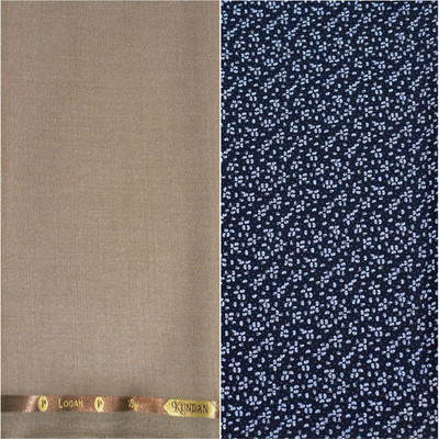 KUNDAN SULZ GWALIOR Polycotton Graphic Print Shirt & Trouser Fabric