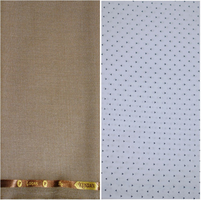 KUNDAN SULZ GWALIOR Polycotton Graphic Print Shirt & Trouser Fabric