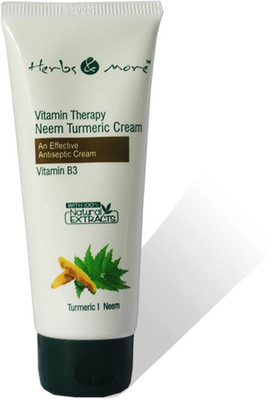 

HERBS AND MORE Vitamin Therapy Neem Turmeric Cream Pack of 2(0.12 g)
