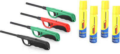 

Hotsun SURYA CITY Plastic Gas Lighter(Multicolor, Pack of 8)