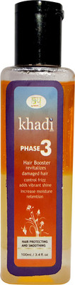 

Khadi Global 3Phase Hair Revitalizer Hair Serum 100% Natural & Safe ( No Mineral Oil No Parabens) 100 ml Hair Oil(100 ml)