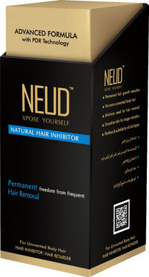 

NEUD Natural Hair Inhibitor for Men & Women-1 Pack (80g) Cream(80 g)
