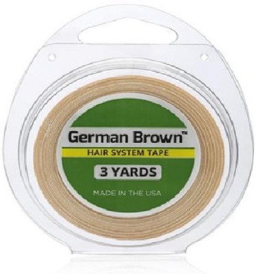 

Walker Tape German Brown liner tape 3/4 " 3 yard Roll Double Sided Adhesive Tape Wax(25 g)
