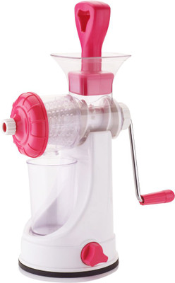 

Vencho Kitchenware Perfect Juicer Jumbo Fruit & Vegetable Premium Manual Hand Juicer Mixer Grinder With Steel Handle & Waste Collector (Color May Vary ) Plastic Hand Juicer(Multicolor Pack of 1)
