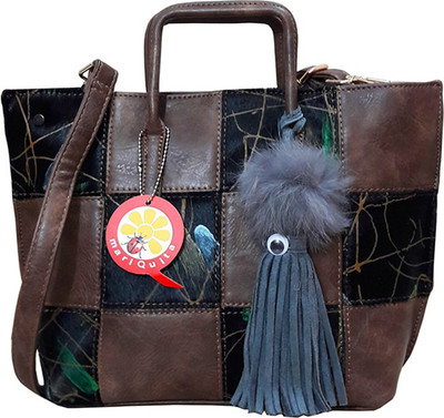 

mariQuita Hand-held Bag(Brown)