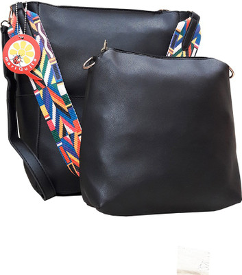 

mariQuita Messenger Bag(Black)