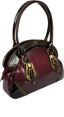

Ayesha Fashions Hand-held Bag(Maroon, Black), Black;maroon