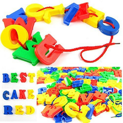 

SuperToy ABCD Alphabet Letters Education Beads(Multicolor)