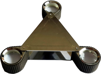 

AIW Triple Lens 10x,15x,20x Jewellers Magnifier(Steel)