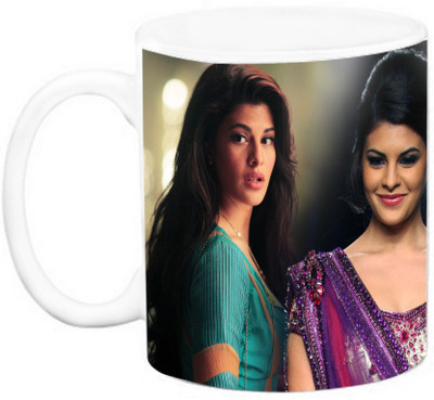 

EFW BOLLYWOOD ACTRESS - Jacqueline Fernandez Ceramic Mug(325 ml), Multicolor