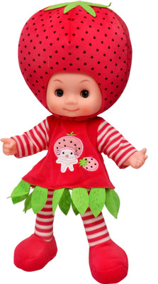 

Toyshine 18 Inches Rhymes Singing Fruit Doll, Touch Sensors, {Designing Red}(Red)