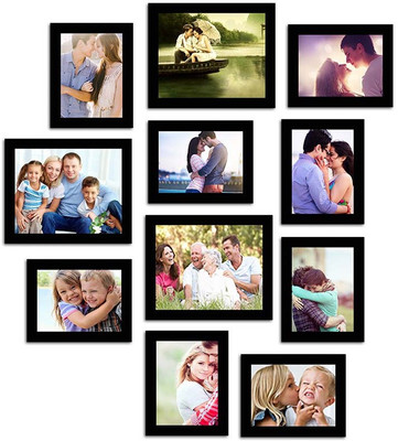 

Make Home Happy MDF Photo Frame(Black, 11 Photos)