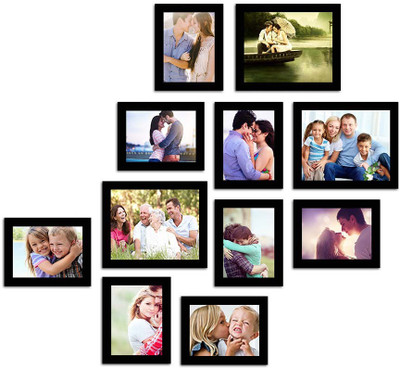 

Make Home Happy MDF Photo Frame(Black, 11 Photos)