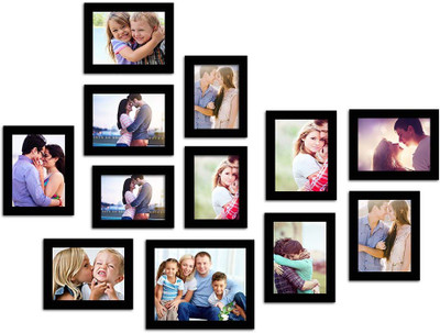 

Make Home Happy MDF Photo Frame(Black, 12 Photos)