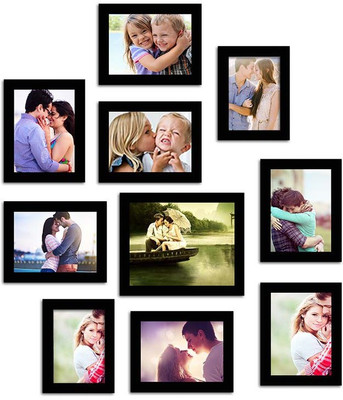 

Make Home Happy MDF Photo Frame(Black, 10 Photos)