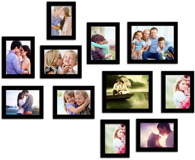 

Make Home Happy MDF Photo Frame(Black, 11 Photos)