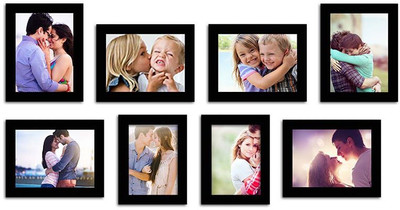 

Make Home Happy MDF Photo Frame(Black, 8 Photos)