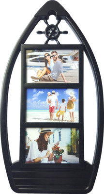 

ME Decor Generic Photo Frame(Black, 3 Photos)