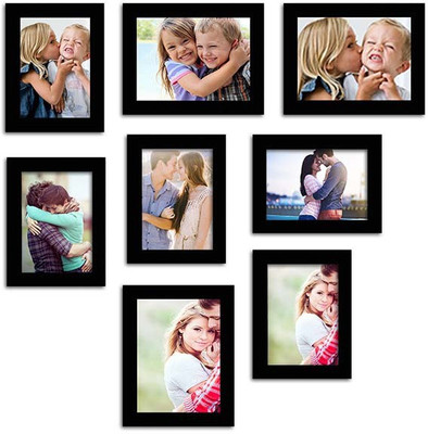 

Make Home Happy MDF Photo Frame(Black, 8 Photos)