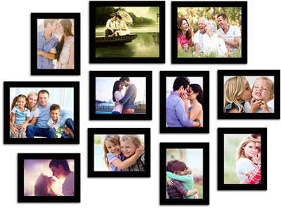 

Make Home Happy MDF Photo Frame(Black, 11 Photos)