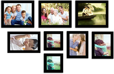 

Make Home Happy MDF Photo Frame(Black, 8 Photos)