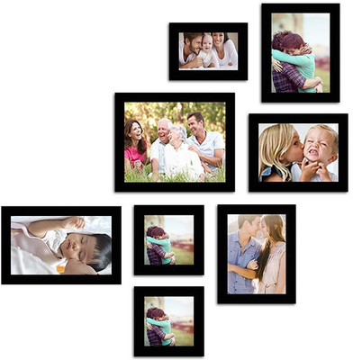 

Make Home Happy MDF Photo Frame(Black, 8 Photos)