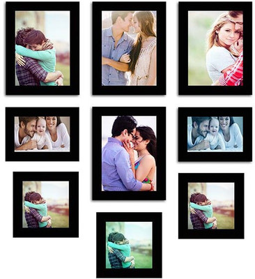 

Make Home Happy MDF Photo Frame(Black, 9 Photos)