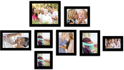 

Make Home Happy MDF Photo Frame(Black, 8 Photos)