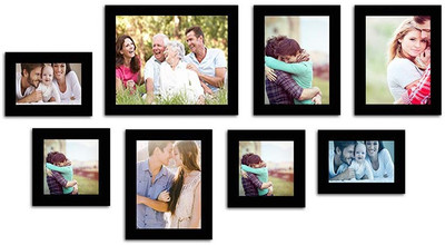

Make Home Happy MDF Photo Frame(Black, 8 Photos)