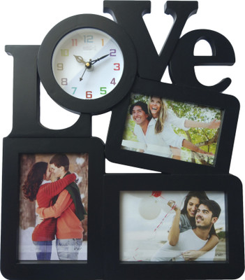 

ME Decor Generic Photo Frame(Black, 3 Photos)