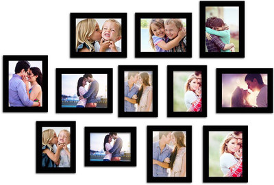 

Make Home Happy MDF Photo Frame(Black, 12 Photos)