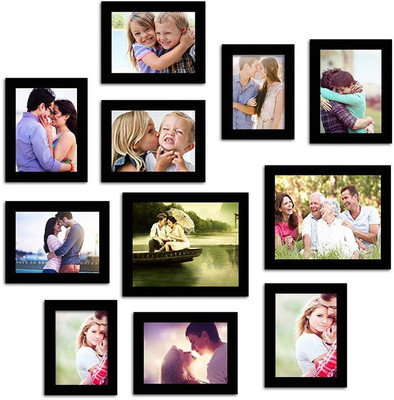 

Make Home Happy MDF Photo Frame(Black, 11 Photos)